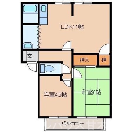 コーポ・ラ・コートの物件間取画像